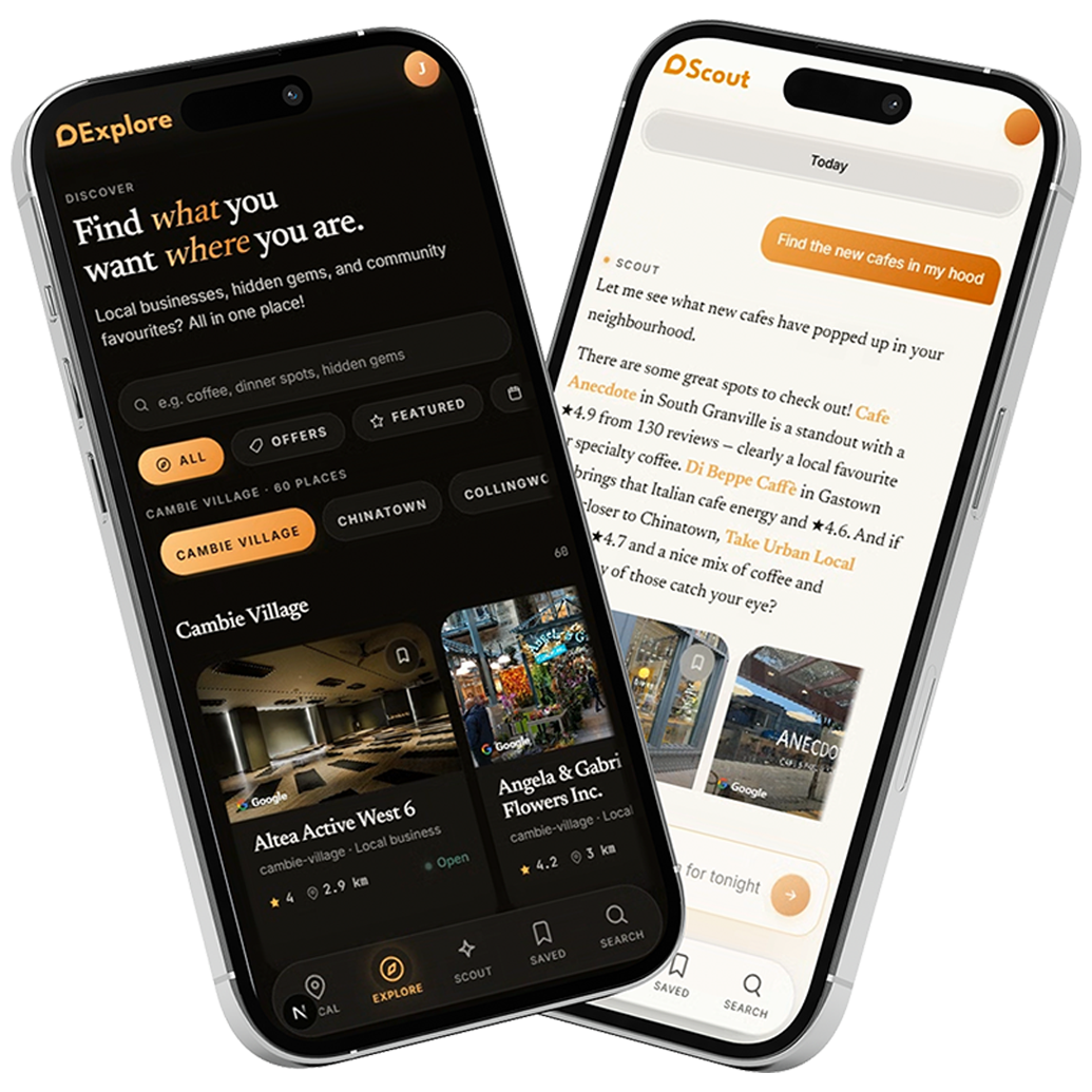 ScoutLocal on mobile and tablet